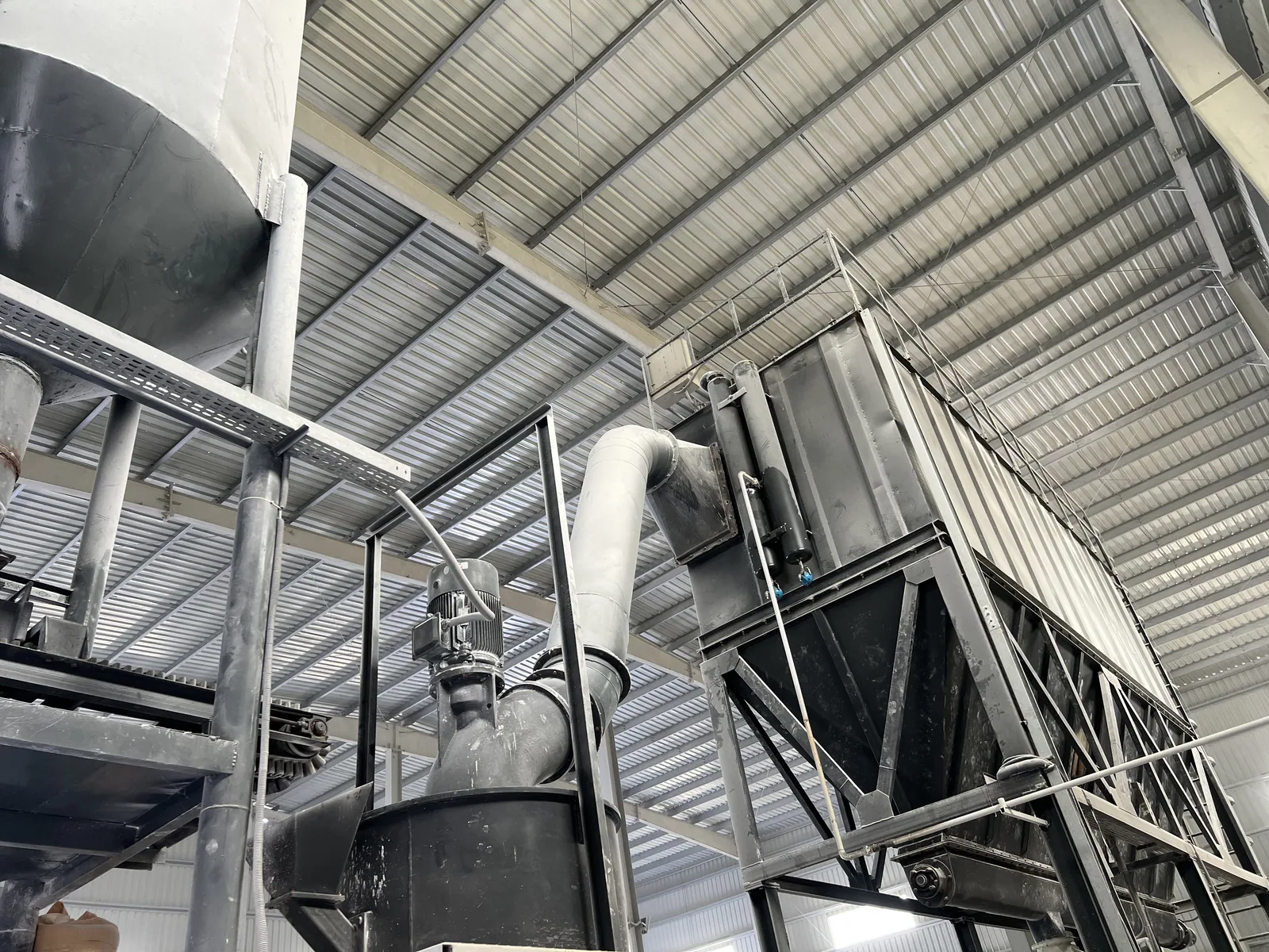 Industrial mineral processing equipment at Asian Carbonate
